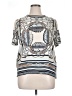 Hale Bob 100% Viscose Ivory Short Sleeve Blouse Size XL - photo 1