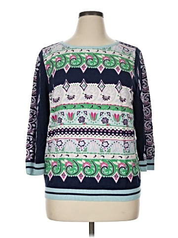 Talbots 3/4 Sleeve T-Shirt (view 1)