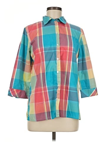 Alia 3/4 Sleeve Button-Down Shirt (view 1)