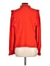 CeCe Red Long Sleeve Blouse Size L - photo 2