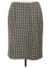 Carlisle Houndstooth Black Wool Skirt Size 12 - photo 1
