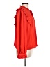 CeCe Red Long Sleeve Blouse Size L - photo 4