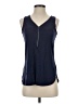 Thyme Blue Sleeveless Top Size XS - photo 1