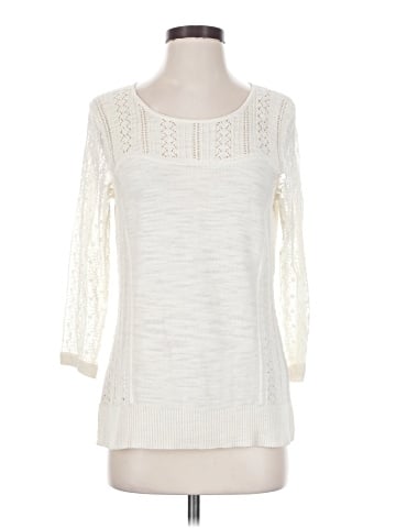 Knitted & Knotted Pullover Sweater (view 1)