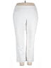 Ruby Rd. Solid White Casual Pants Size 18 - photo 1