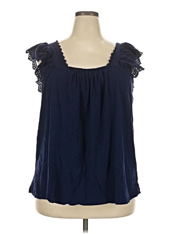 Crown & Ivy Sleeveless Blouse (view 1)