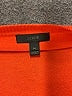 J.Crew 100% Cotton Orange Cardigan Size M - photo 7