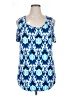 JM Collection Blue Tank Top Size XL - photo 1