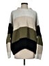 Glam Color Block Green Pullover Sweater Size Sm - Med - photo 1
