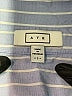 AYR Stripes Blue Long Sleeve Button-Down Shirt Size S - photo 6