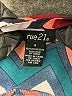 rue21 100% Polyester Chevron-herringbone Red 3/4 Sleeve Blouse Size S - photo 7