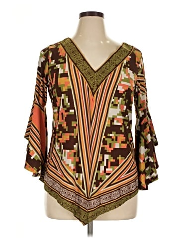 Ashley Stewart 3/4 Sleeve Blouse (view 1)