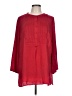 Coldwater Creek 100% Polyester Red 3/4 Sleeve Blouse Size L - photo 1