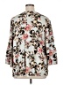 Caslon Floral Gray Kimono Size 1X - photo 2