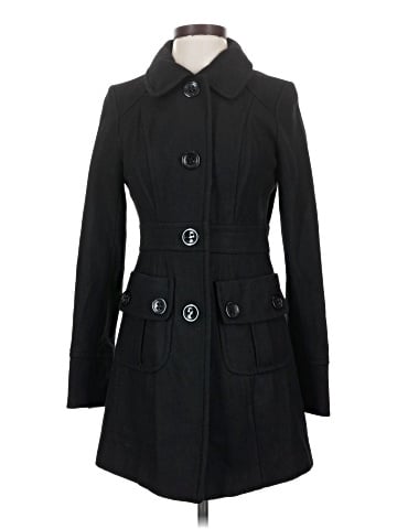 Tulle Wool Coat (view 1)