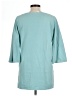 Blue Canoe Teal 3/4 Sleeve Blouse Size L - photo 2