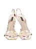 Nine West White Sandals Size 10 - photo 2