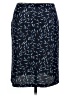 Kenar 100% Polyester Print Blue Formal Skirt Size 12 - photo 1