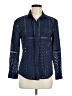 Adiva 100% Cotton Blue Long Sleeve Blouse Size M - photo 1
