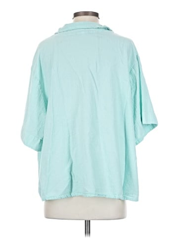 Oh My Gauze! 3/4 Sleeve Button-Down Shirt (view 2)