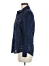 Adiva 100% Cotton Blue Long Sleeve Blouse Size M - photo 5