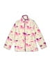 Hatley 100% Polyester Hearts Pink Raincoat Size 3 - photo 1