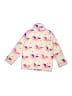 Hatley 100% Polyester Hearts Pink Raincoat Size 3 - photo 2