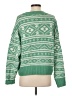 American Eagle Outfitters Print Green Pullover Sweater Size S - photo 2