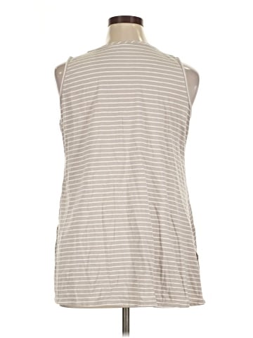 LOGO by Lori Goldstein Sleeveless T-Shirt (view 2)