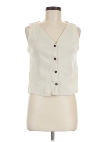 Calypso St. Barth Sleeveless Button-Down Shirt (view 1)