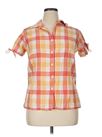 Angelique Short Sleeve Button-Down Shirt (view 1)