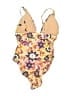 J.Crew Floral Yellow One Piece Swimsuit Size S (estimated) - photo 2