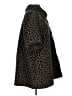 Luii Animal Print Brown Coat Size L - photo 4