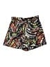 ATM 100% Polyester Floral Black Shorts Size 2 - photo 2
