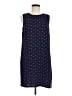 Adrienne Vittadini 100% Polyester Polka Dots Blue Casual Dress Size 8 - photo 1