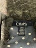 Chaps Polka Dots Black Short Sleeve Blouse Size L - photo 7