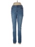 a.n.a. A New Approach Solid Blue Jeans Size 10 - photo 1