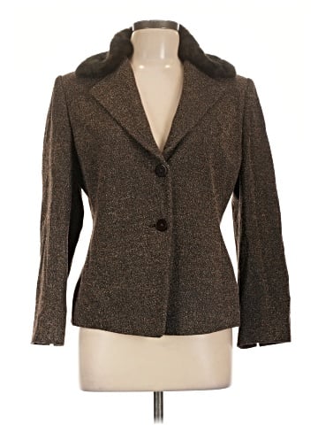 Linda Allard Ellen Tracy Wool Blazer (view 1)