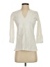 Lesley Evers Ivory 3/4 Sleeve Blouse Size XS - photo 1