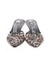 Reformation Animal Print Gray Heels Size 8 - photo 2