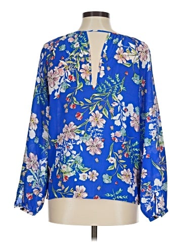 Yumi Kim Long Sleeve Silk Top (view 2)