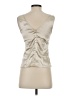 H&M 100% Polyester Ivory Sleeveless Blouse Size XS - photo 2