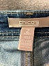 Chico's 100% Polyester Blue Jeans Size Lg (2) - photo 7