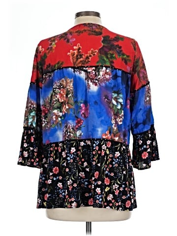 Calessa 3/4 Sleeve Blouse (view 2)
