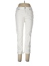 Calvin Klein Chevron-herringbone Ivory Jeans Size 10 - photo 1