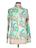 Sigrid Olsen Tropical Green Track Jacket Size L - photo 1