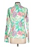 Sigrid Olsen Tropical Green Track Jacket Size L - photo 2