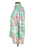 Sigrid Olsen Tropical Green Track Jacket Size L - photo 5