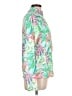 Sigrid Olsen Tropical Green Track Jacket Size L - photo 4