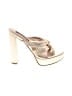 BCBGMAXAZRIA Gold Sandals Size 8 - photo 1